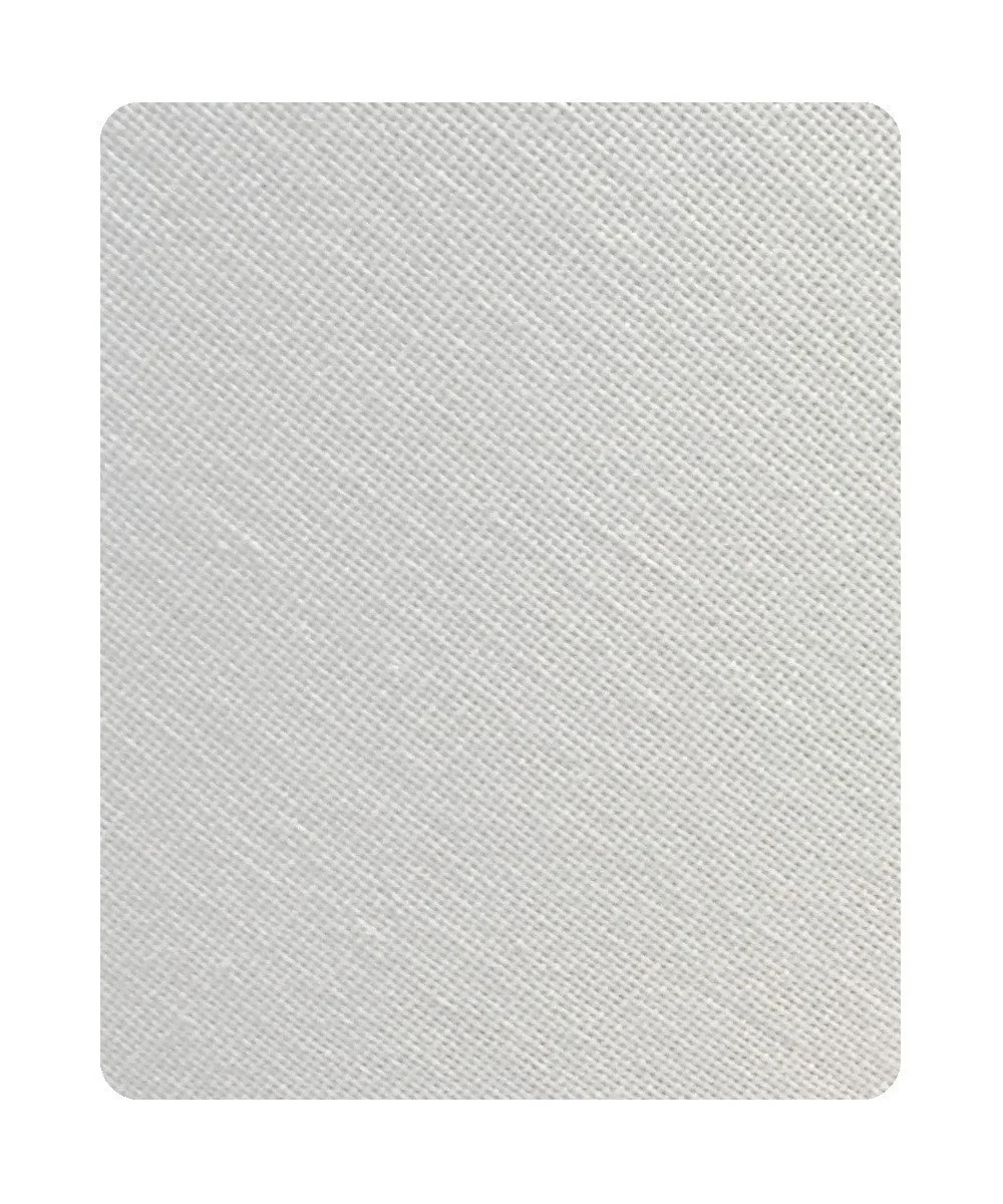 12"x12"x8" Heartland Rounded Corner Premiere Hardback Square Drum Lampshade, White Linen Fabric - Image 5