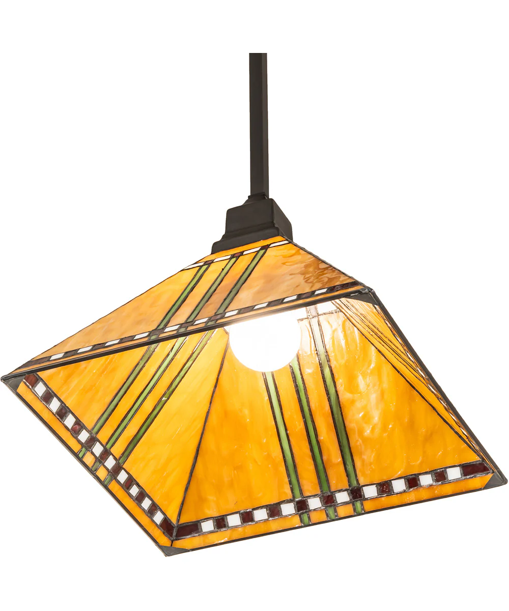 13" Square Prairie Corn Pendant - Image 5
