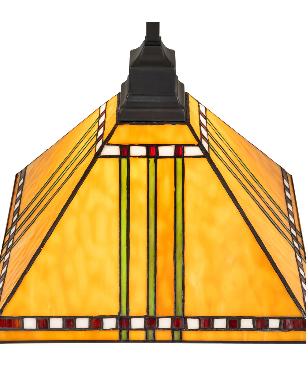 13" Square Prairie Corn Pendant - Image 7