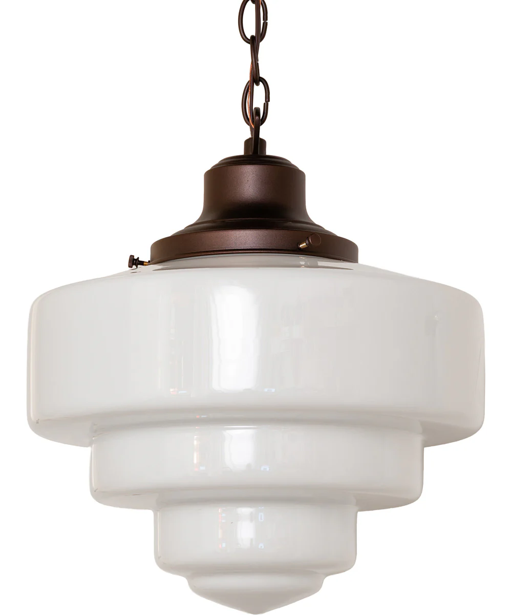 13" Wide Revival Schoolhouse Pendant - Image 2