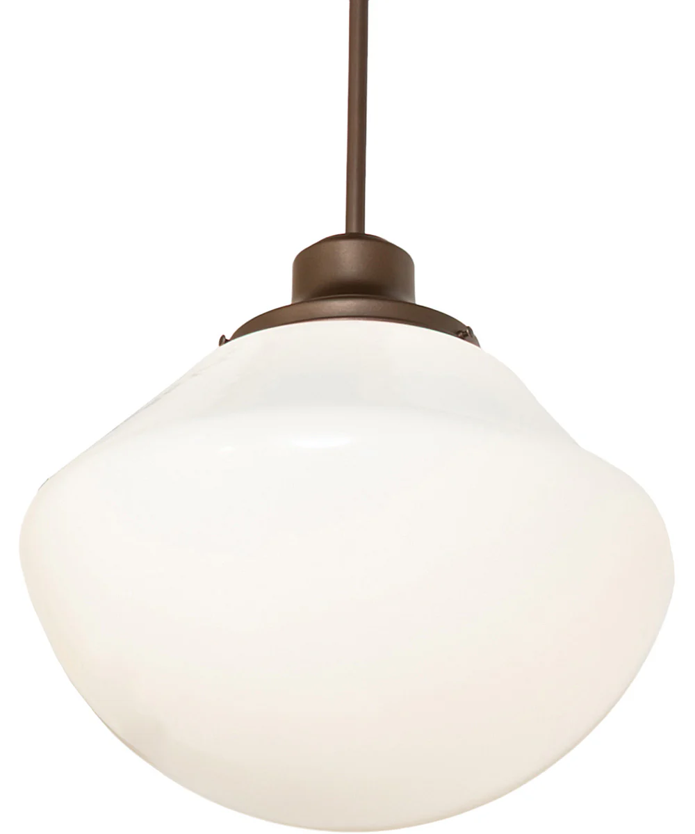 16" Wide Revival Schoolhouse Traditional Globe Pendant - Image 4