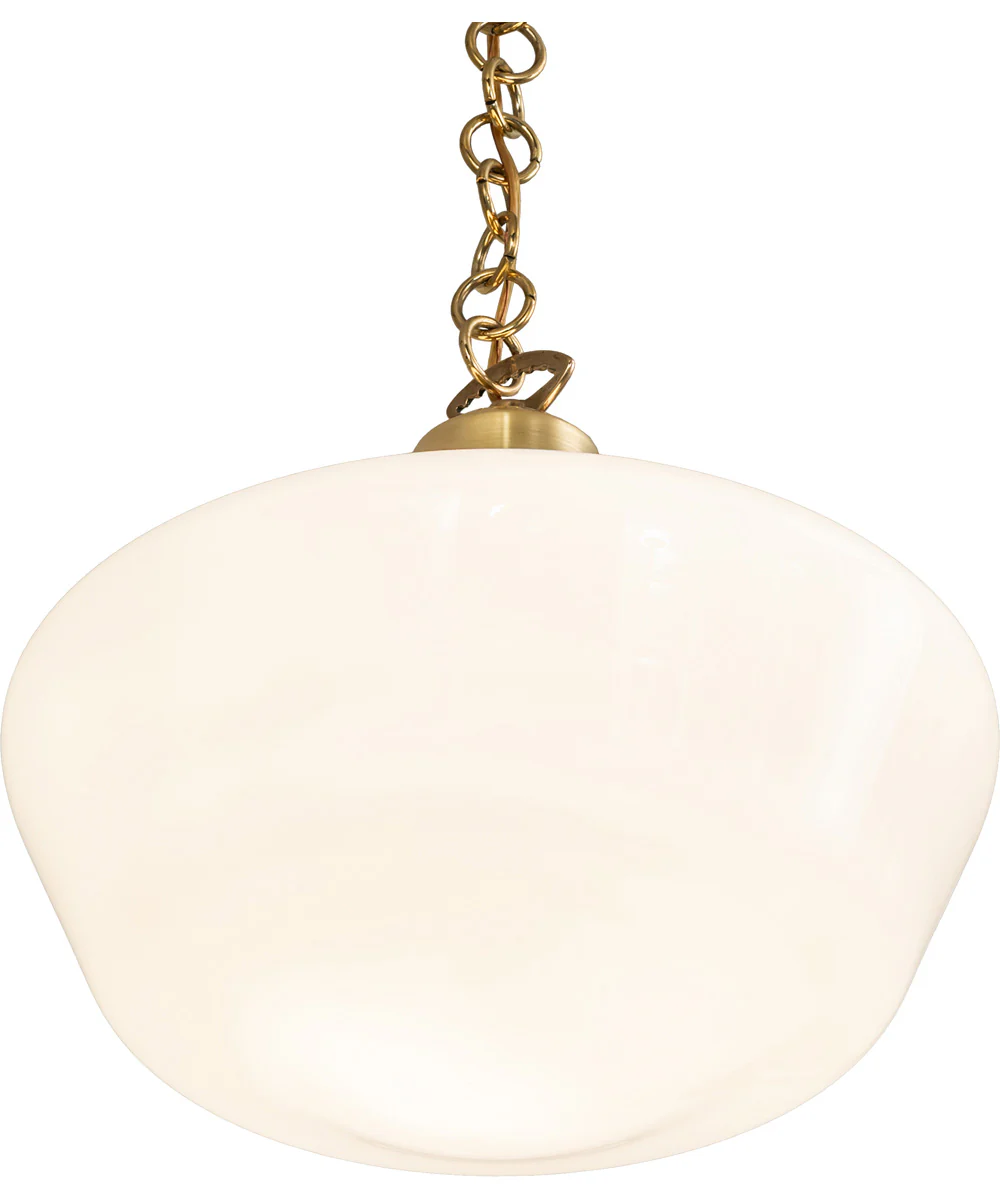 16" Wide Revival Schoolhouse Traditional Globe Pendant - Image 4