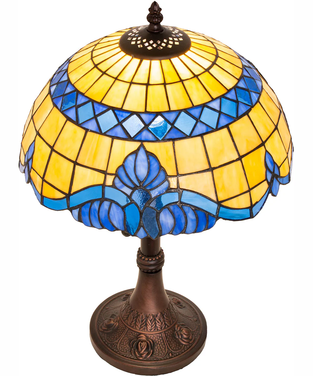 17" High Baroque Accent Lamp - Image 4