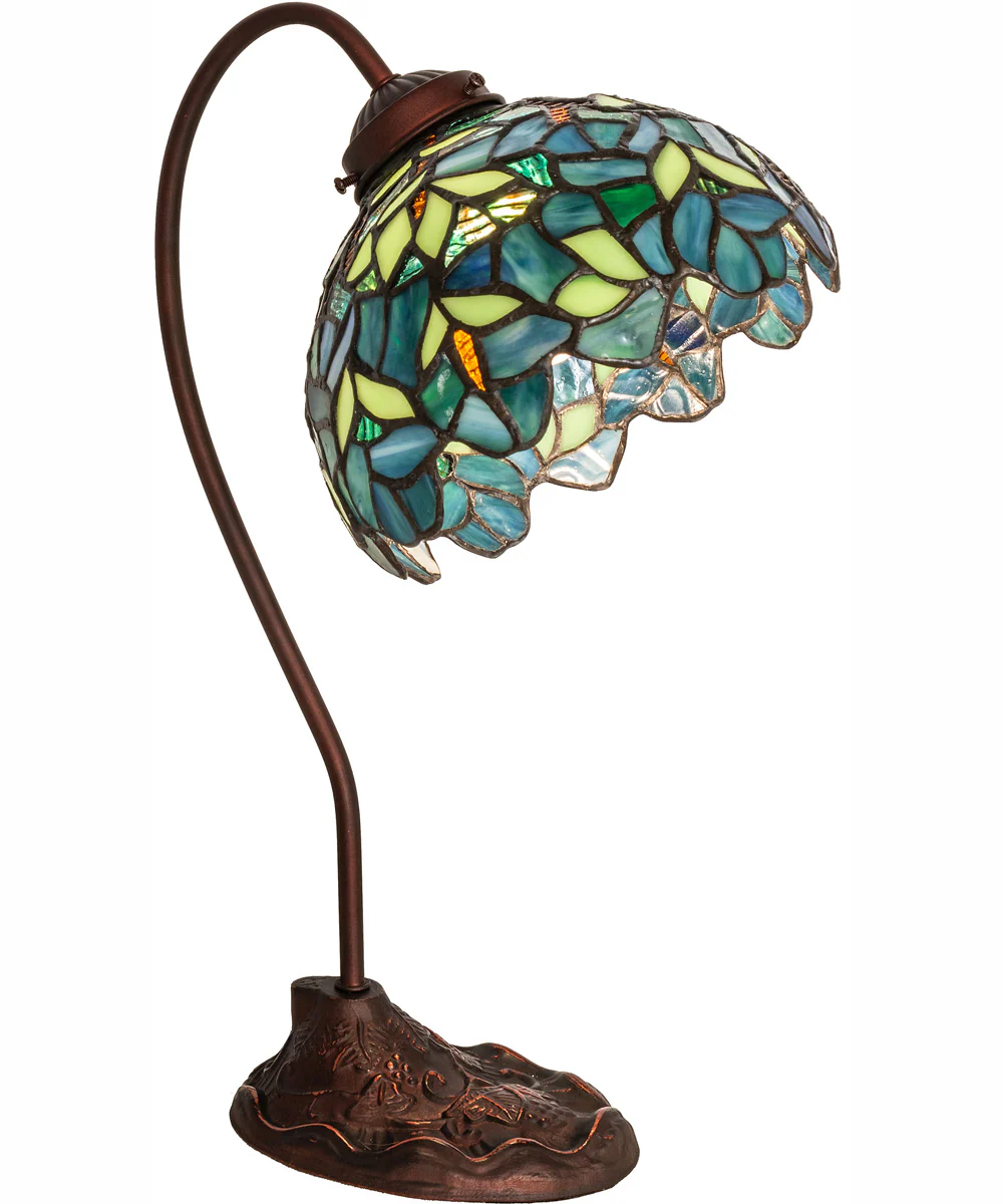 18" High Nightfall Wisteria Desk Lamp - Image 2