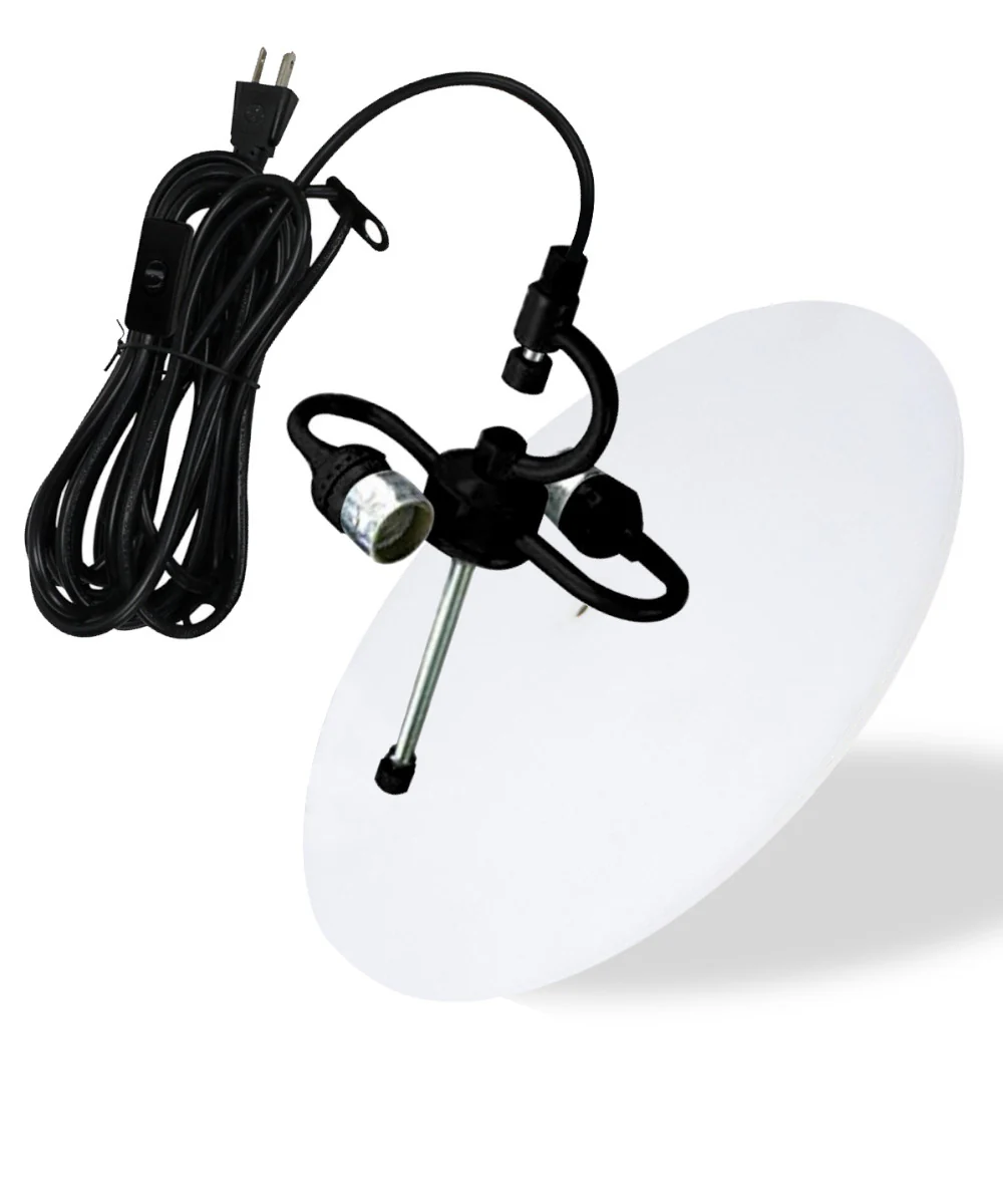 2 Light Swag Plug-In Pendant 14"w Rounded Corner Square Oatmeal Drum Shade with Diffuser, Black Cord - Image 5