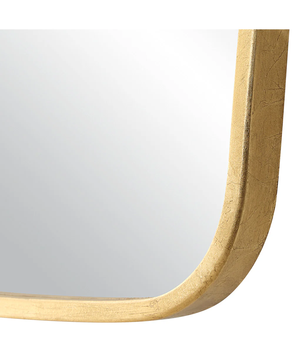 22x34" Wall Mirror with Gold Leaf - Image 6