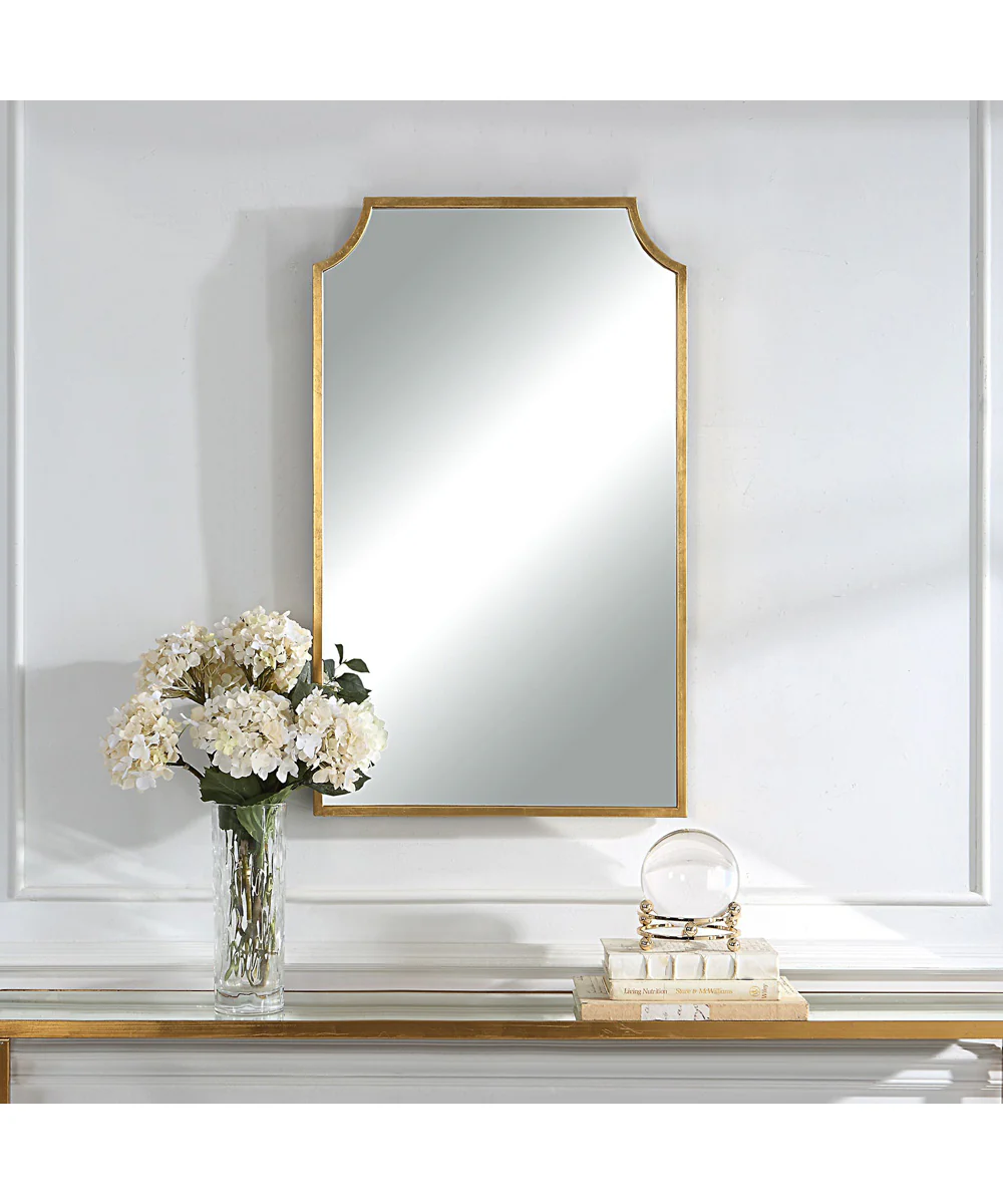 22x36" Wall Mirror in Gold Leaf - Image 6