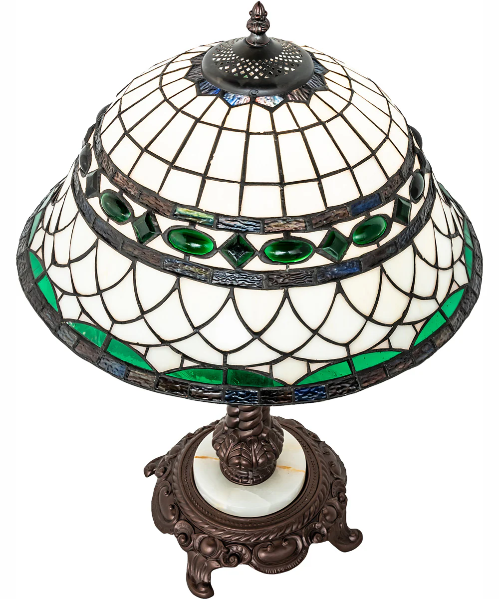 23" High Tiffany Roman Table Lamp - Image 4