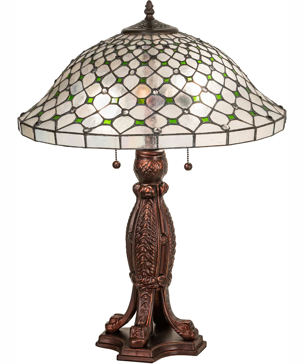 25" High Diamond & Jewel Table Lamp - Image 2