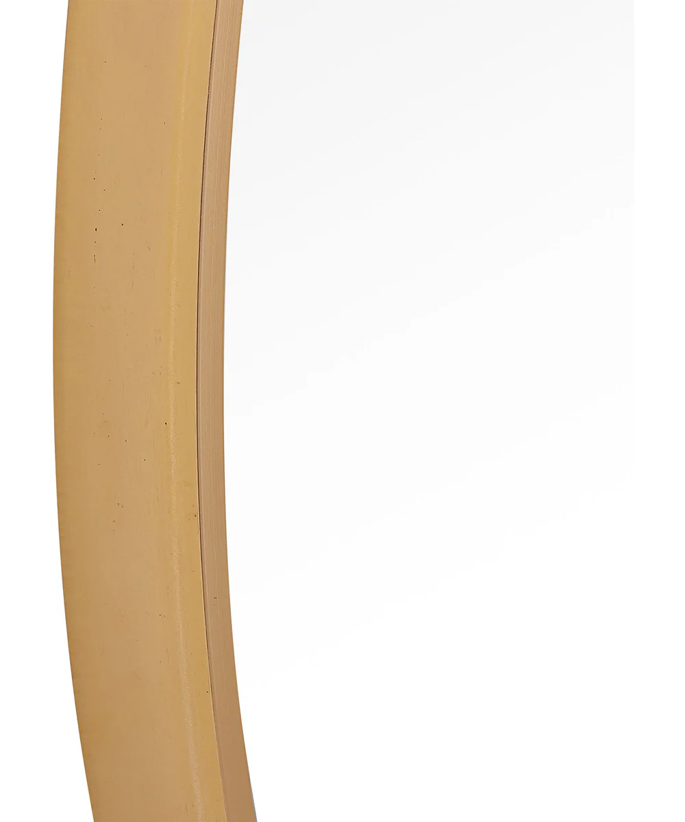 34x34" Wall Mirror in Brushed Gold - Image 5