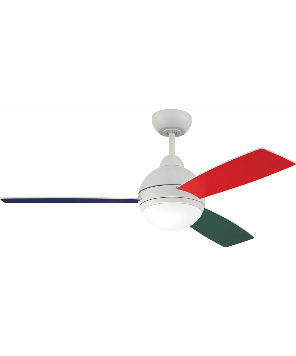 48" Keen 1-Light Ceiling Fan White - Image 3