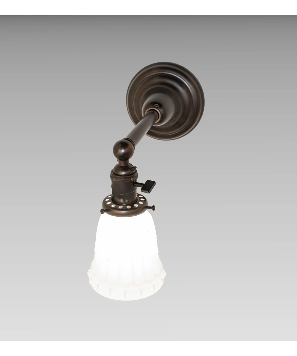 5" Wide Revival Floral Wreath Wall Sconce - Image 3