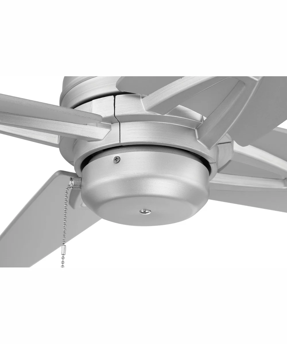 52" Maddie Indoor/Outdoor Ceiling Fan Painted Nickel - Image 6