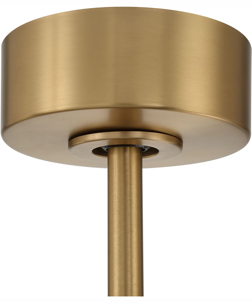 60" Phoebe 1-Light Ceiling Fan Flat Black/Satin Brass - Image 5
