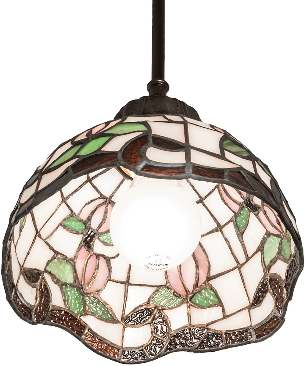 7" Wide Roseborder Mini Pendant - Image 5