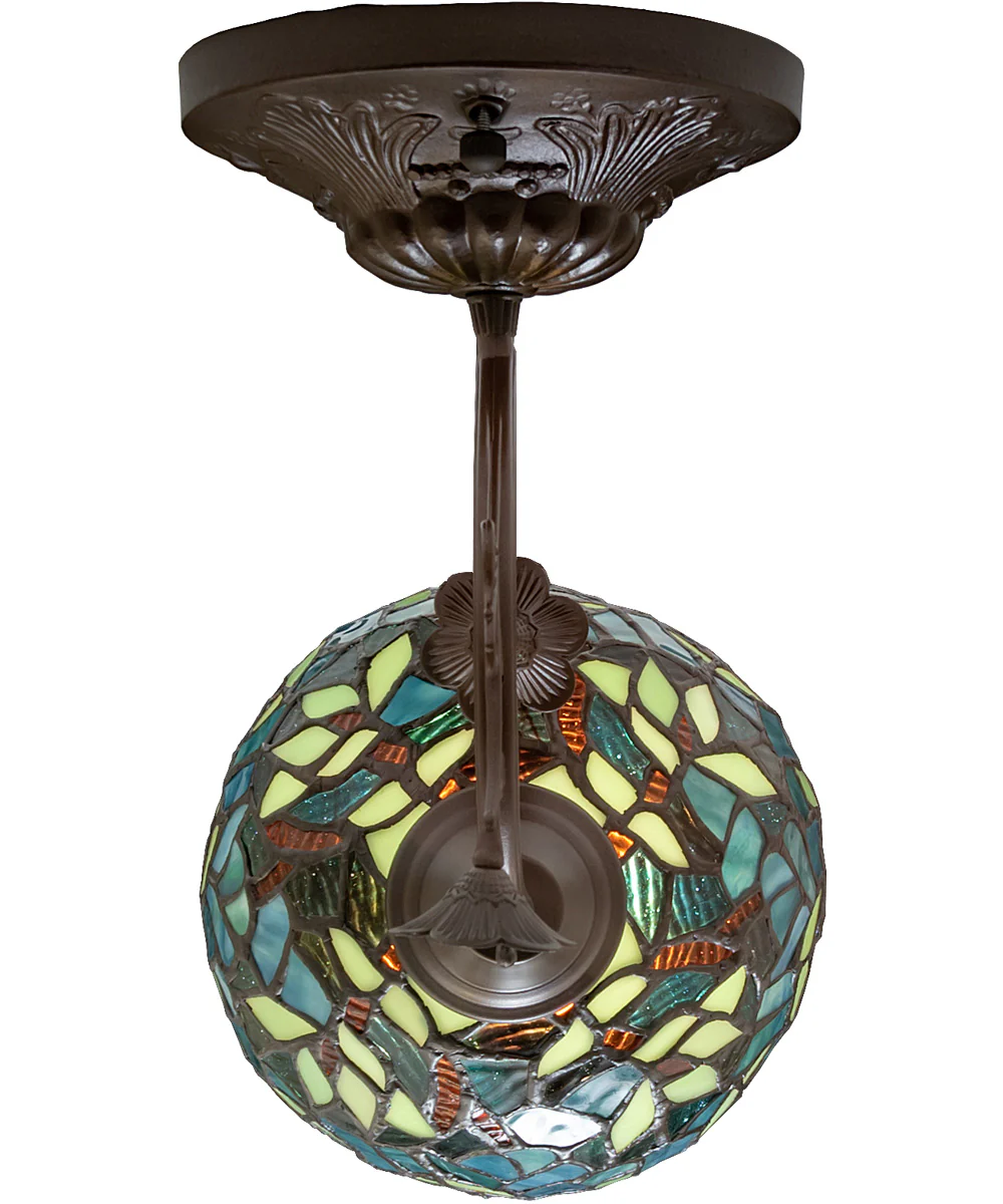 8" Wide Nightfall Wisteria Wall Sconce - Image 6