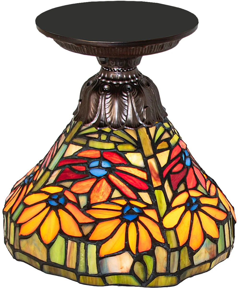 8" Wide Poinsettia Flushmount - Image 3