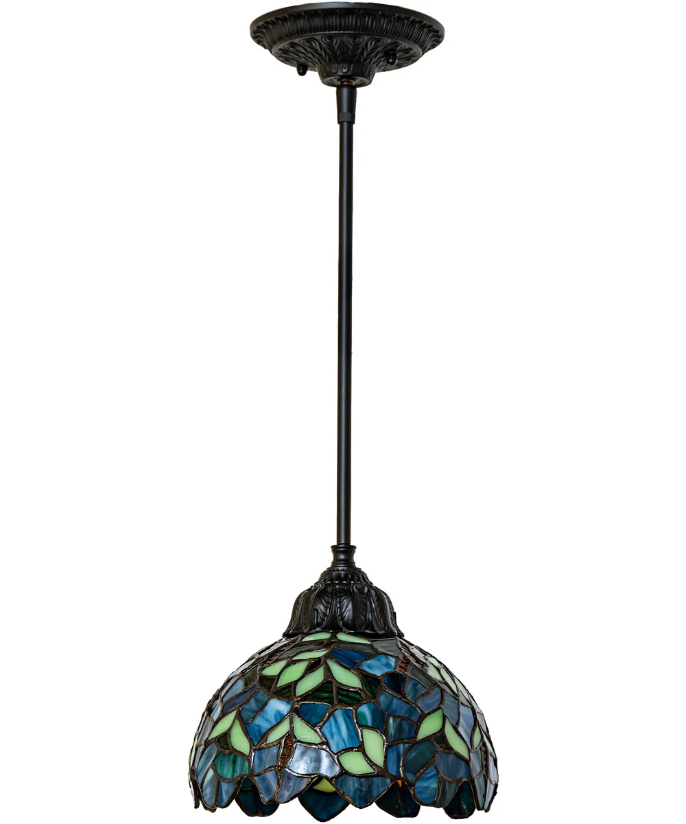 8" Wide Nightfall Wisteria Pendant - Image 2