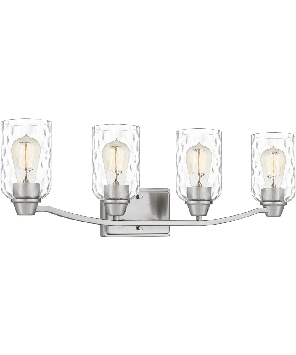Acacia Extra Large 4-light Bath Light Brushed Nickel - Image 4