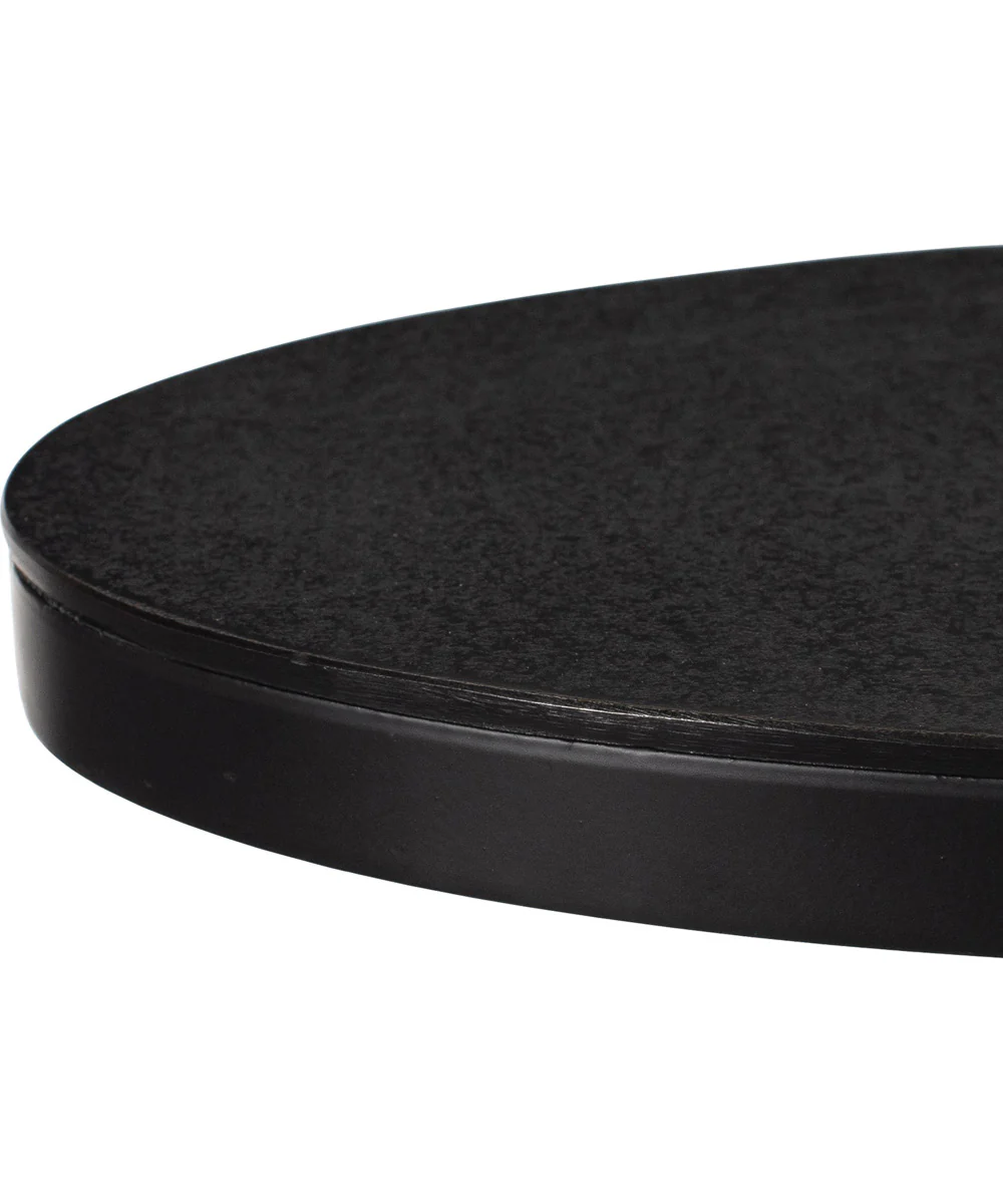 Accent Table in Aged Black - Image 6