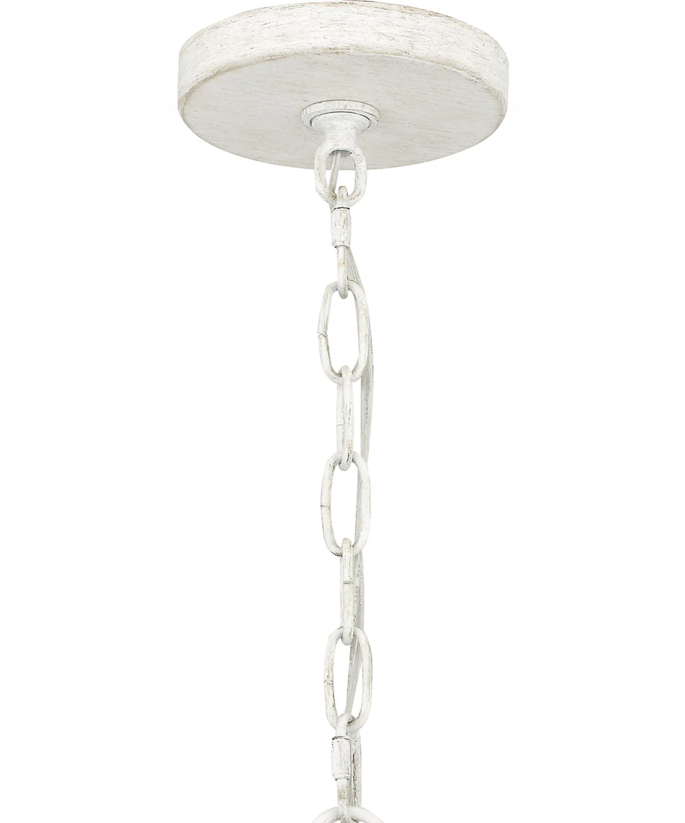 Adela 5-light Chandelier Antique White - Image 7