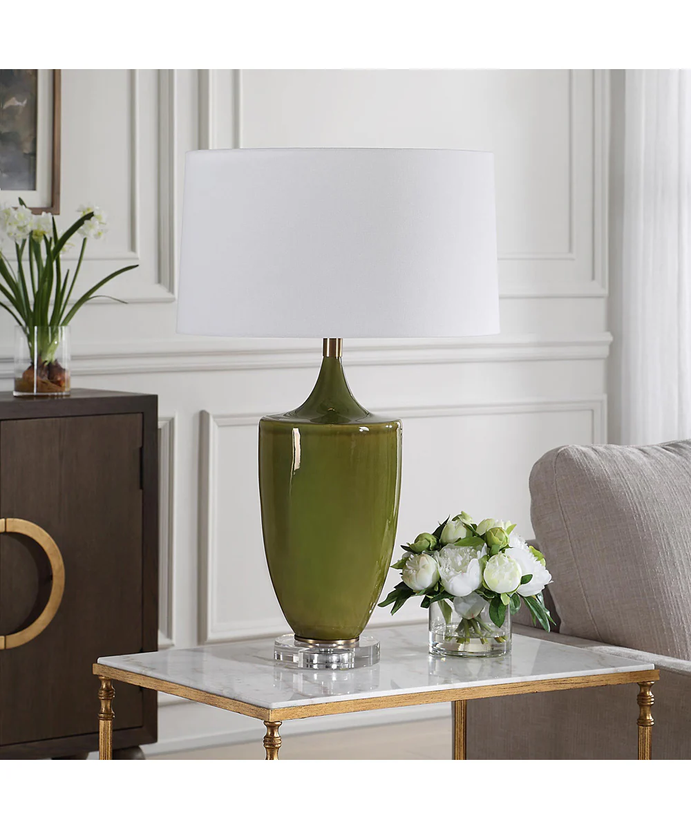 Adela Moss Green Table Lamp - Image 3