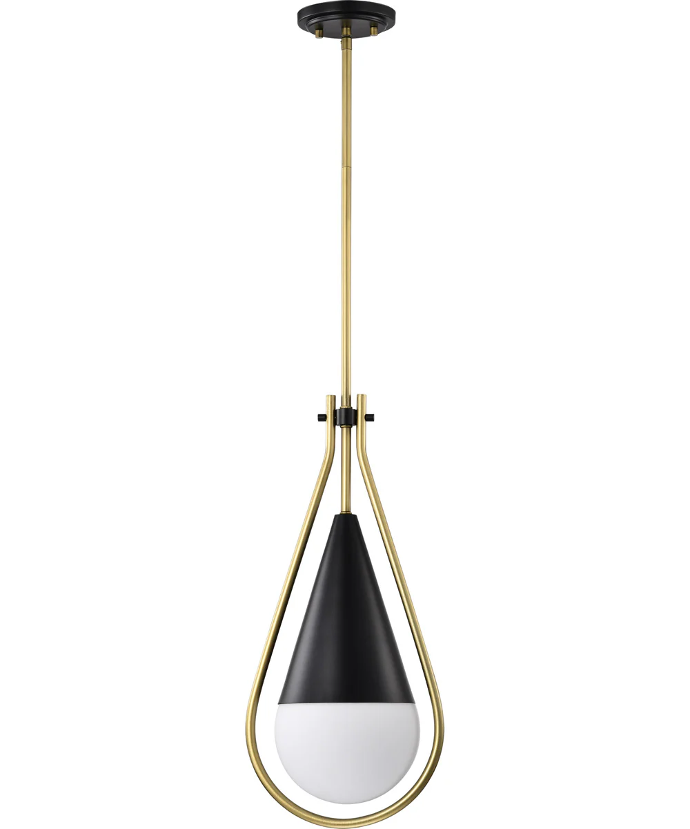 Admiral 1-Light Pendant Matte Black - Image 3