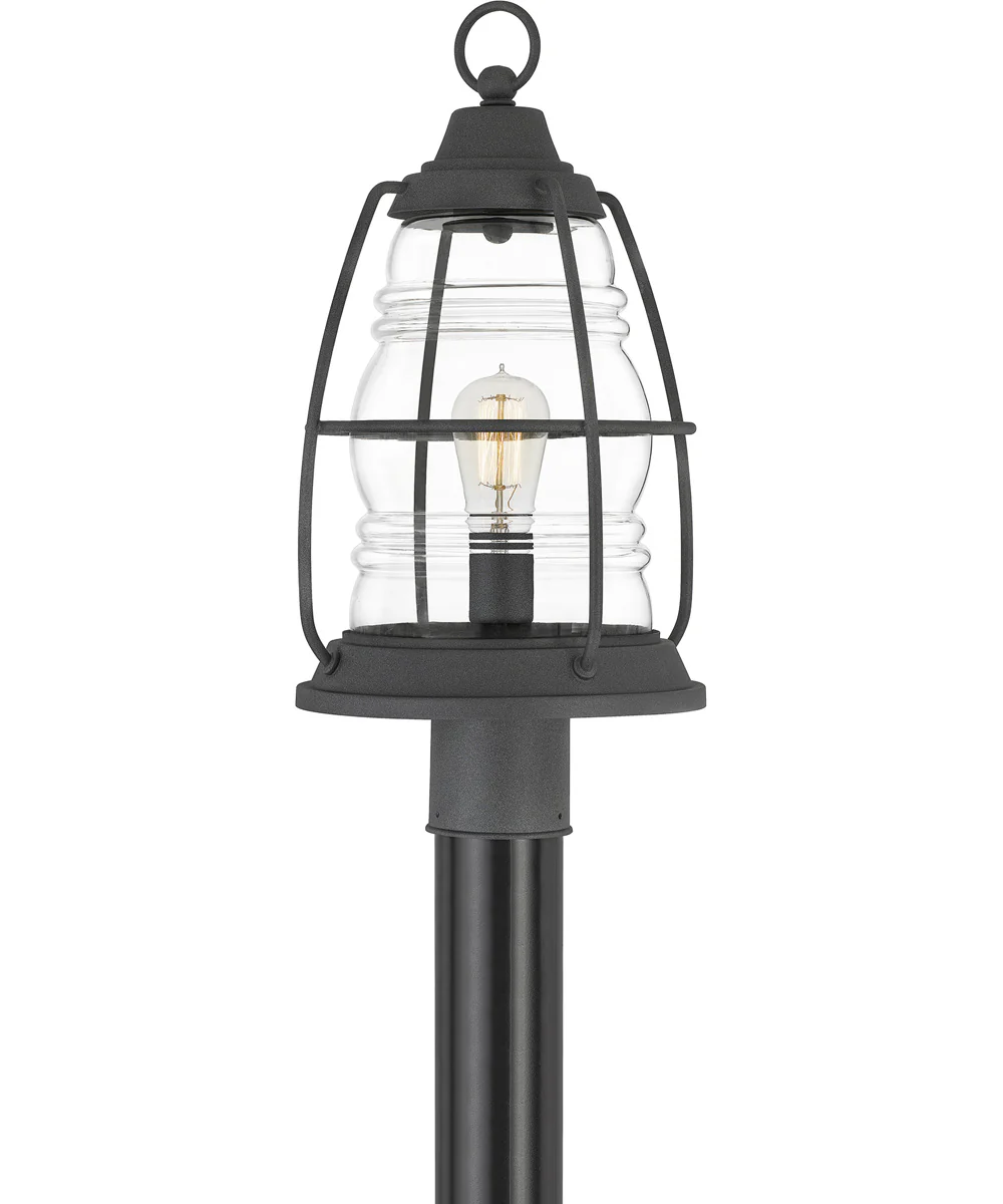 Admiral Large 1-light Outdoor Post Light Coastal Armour Aluminum Mottled Black - Image 2