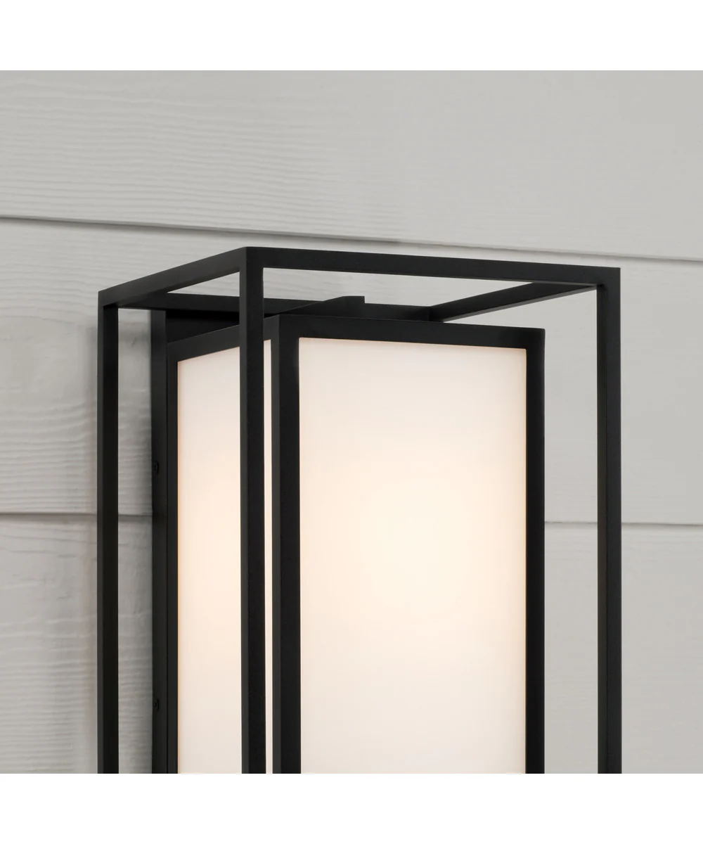 Aiden 1-Light Outdoor Wall-Lantern Black - Image 5
