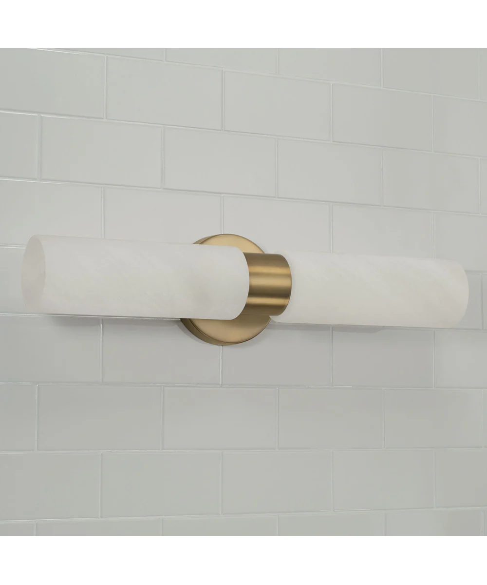 Alyssa 2-Light Sconce Aged Brass - Image 5