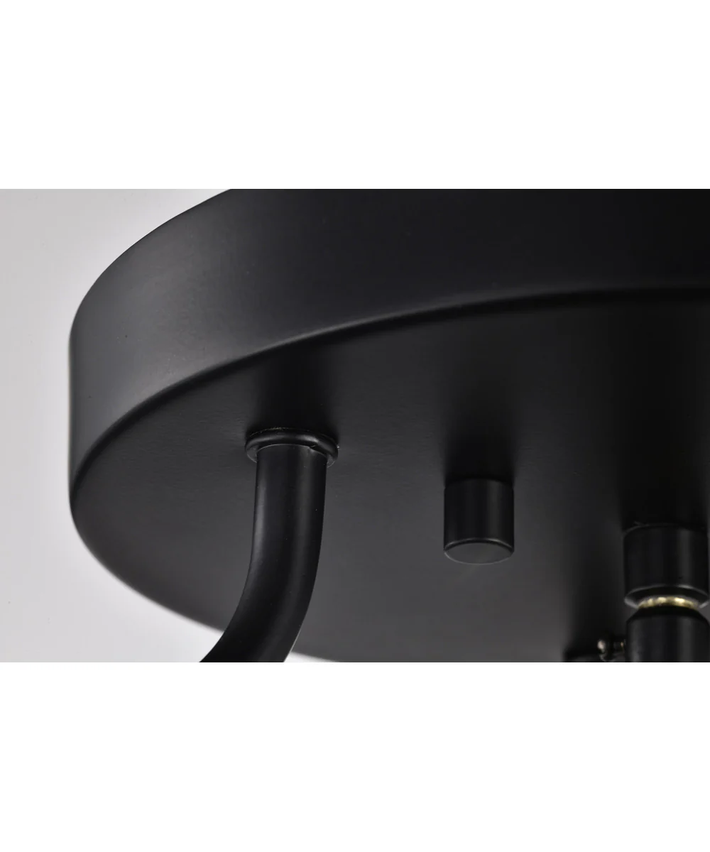 Amado 3-Light Close-to-Ceiling Matte Black - Image 8