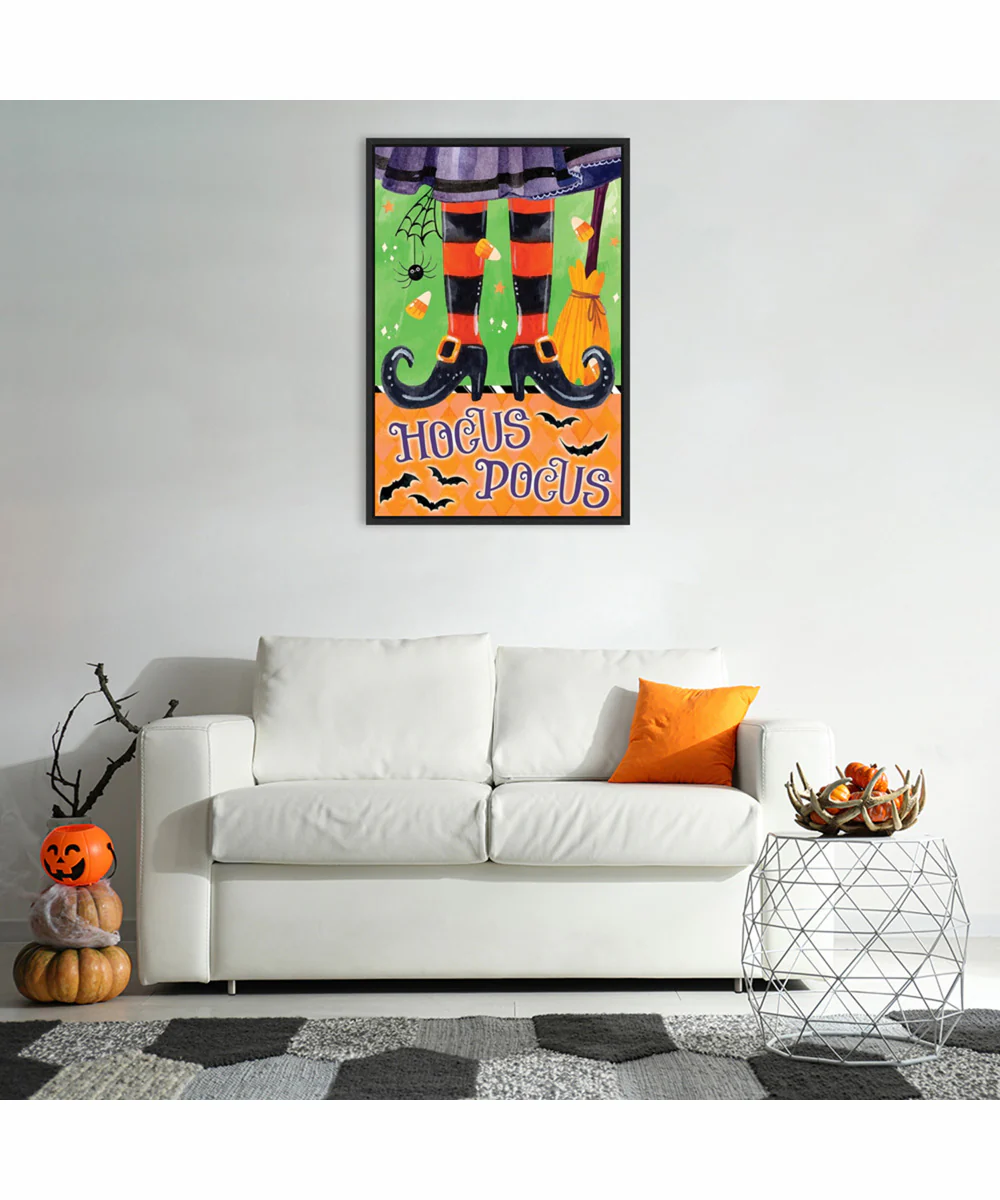 Framed Witchy Hocus Pocus by Art Nd Canvas Wall Art Print (23 W x 33 H), Sylvie Black Frame - Image 2