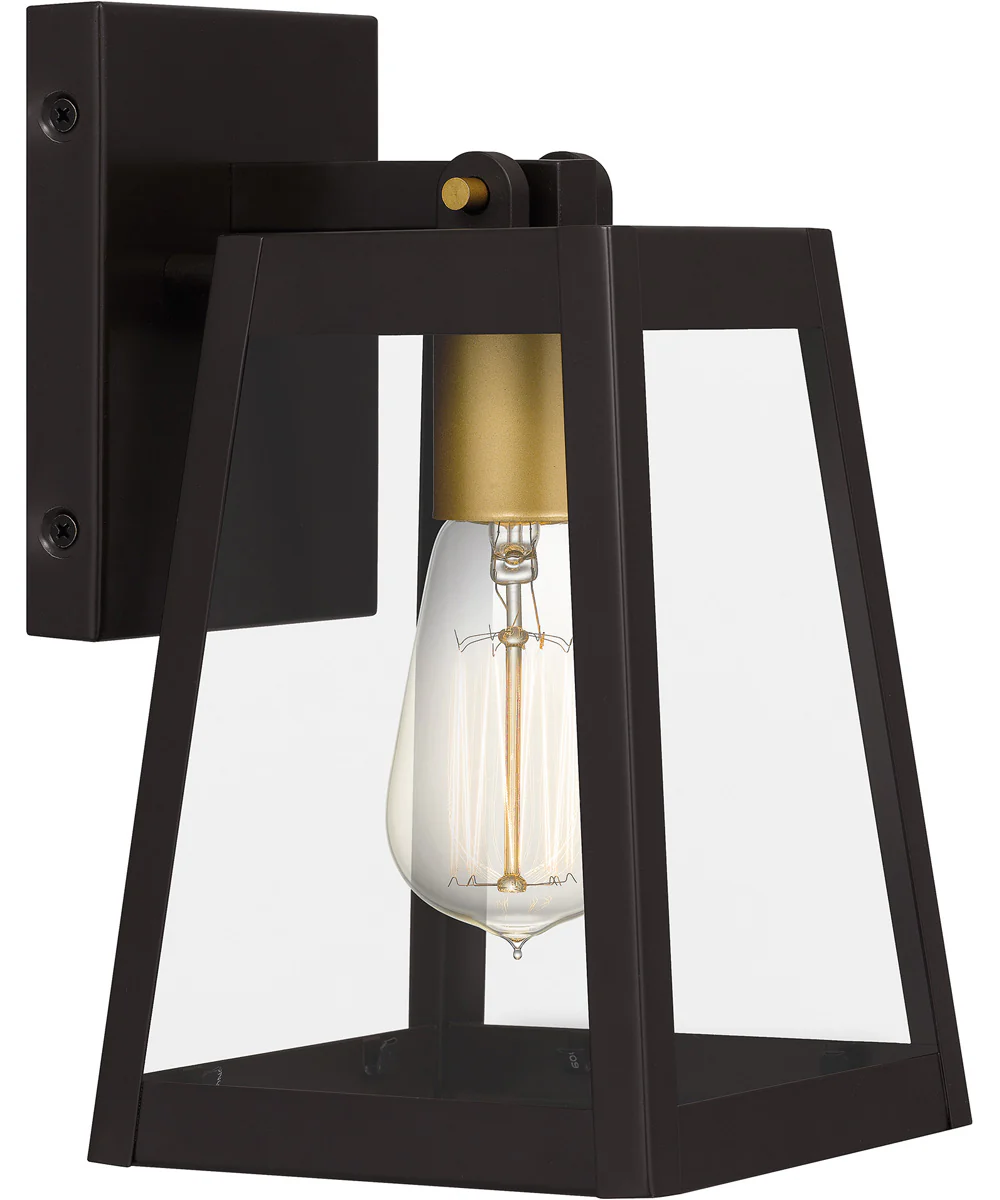 Amberly Grove Small 1-light Outdoor Wall Light Western Bronze - Image 2