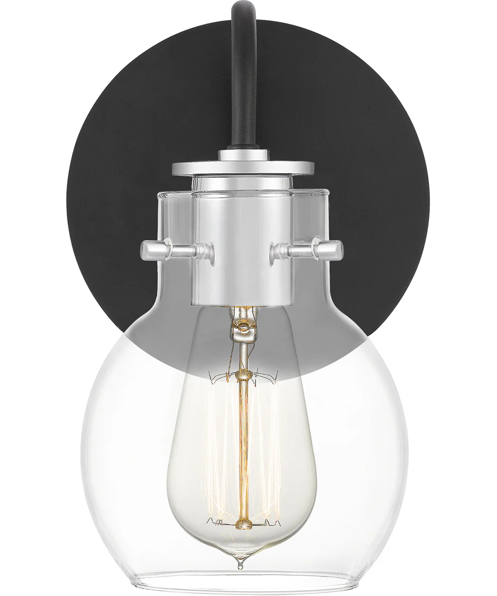 Andrews Small 1-light Wall Sconce Earth Black - Image 4