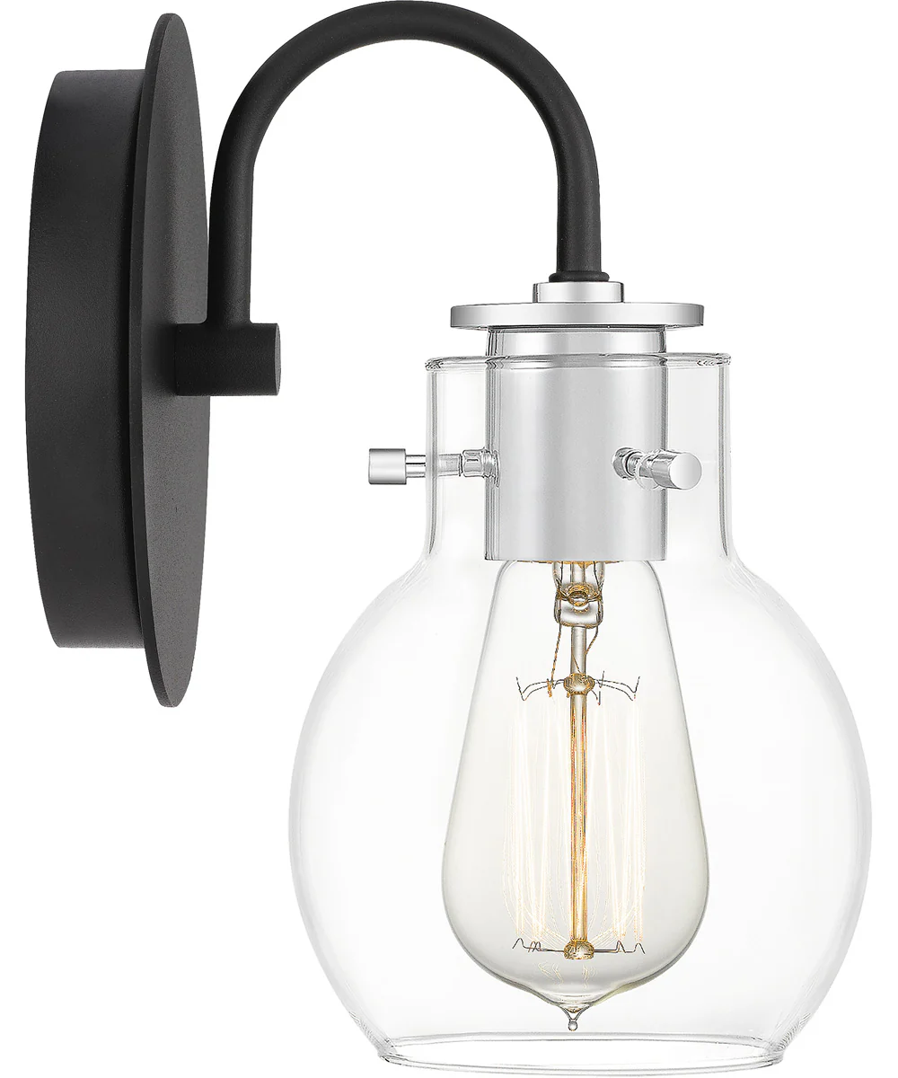 Andrews Small 1-light Wall Sconce Earth Black - Image 5