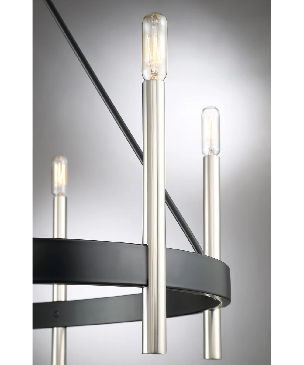 Anthem 6-light Chandelier Mystic Black - Image 6