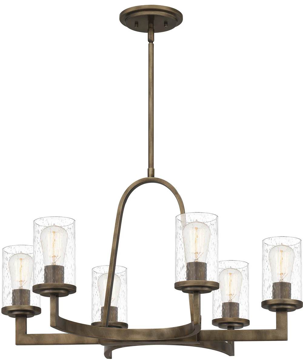 Antonin 6-light Chandelier Statuary Bronze - Image 2