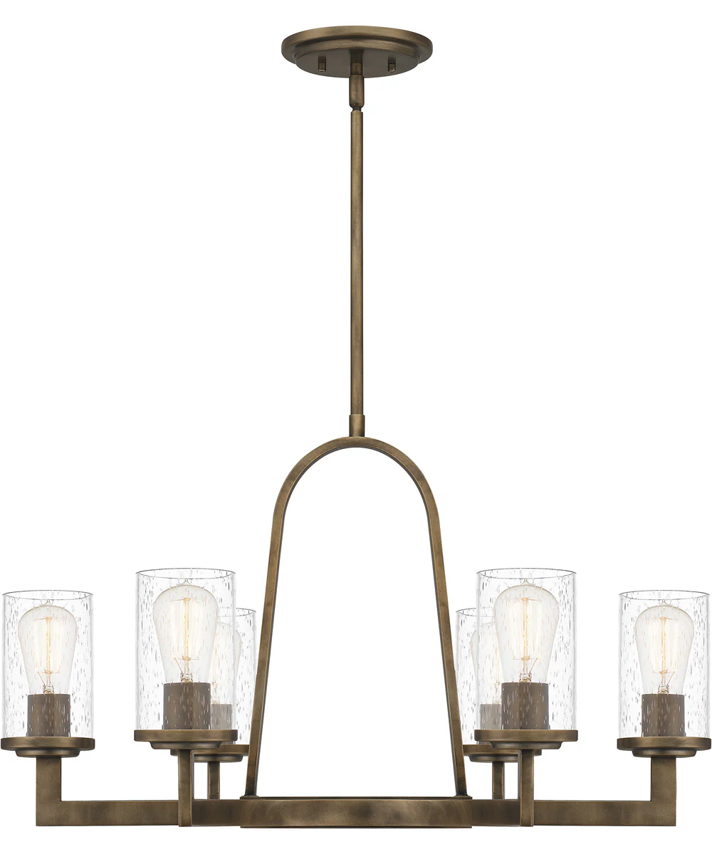 Antonin 6-light Chandelier Statuary Bronze - Image 4