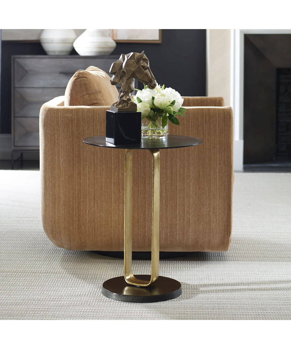 Aperture Brass Accent Table - Image 2