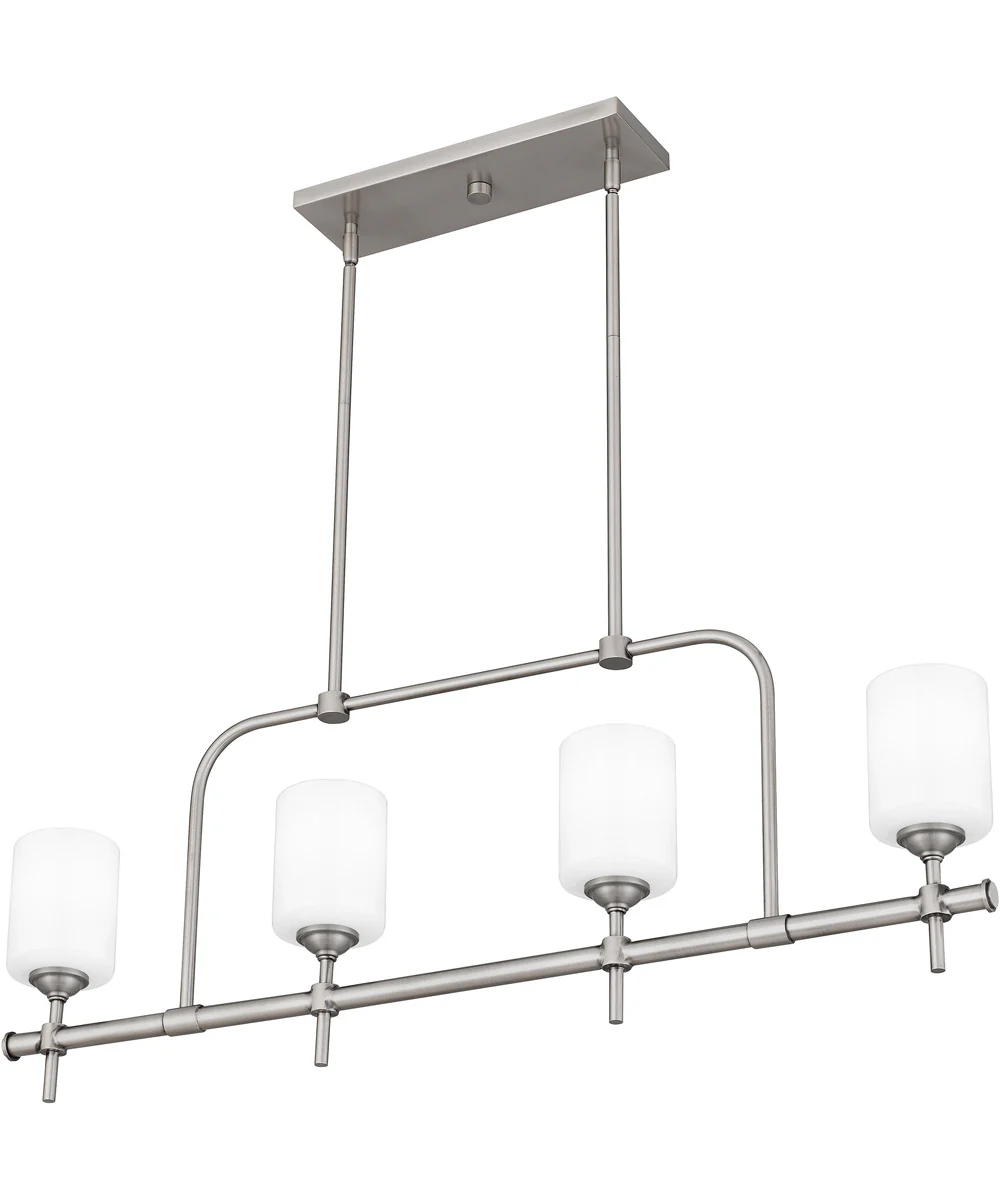 Aria 4-light Island Light Antique Polished Nickel - Image 5