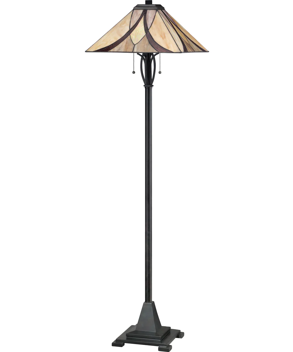 Asheville Medium 2-light Floor Lamp Valiant Bronze - Image 3