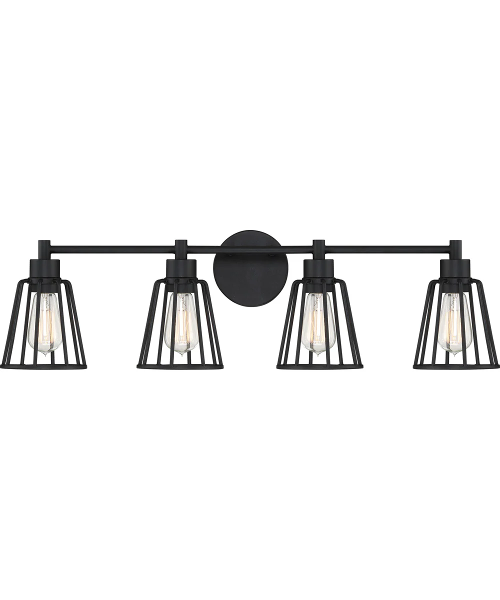 Atticus Extra Large 4-light Bath Light Earth Black - Image 2
