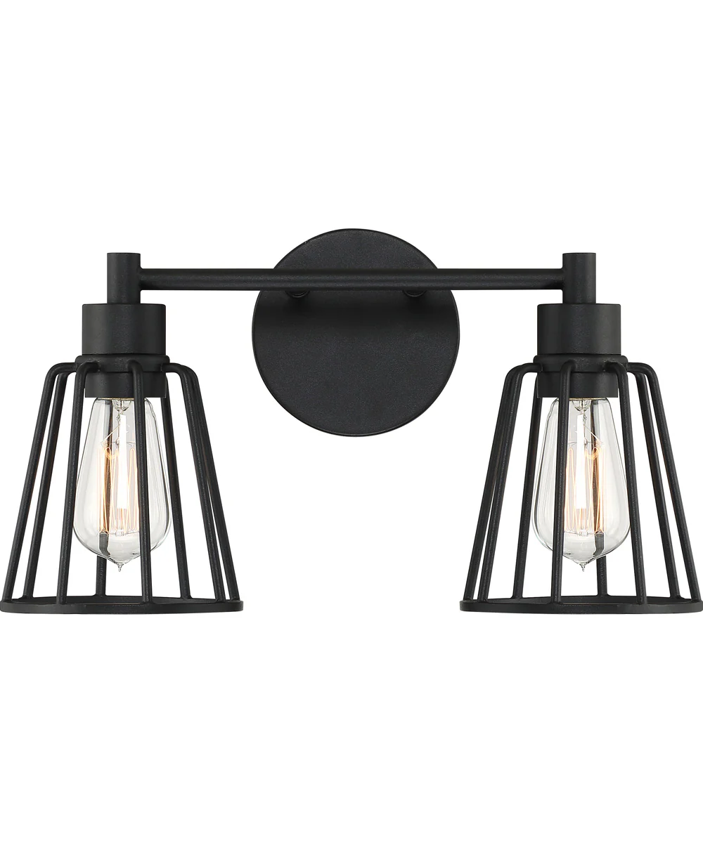 Atticus Medium 2-light Bath Light Earth Black - Image 2