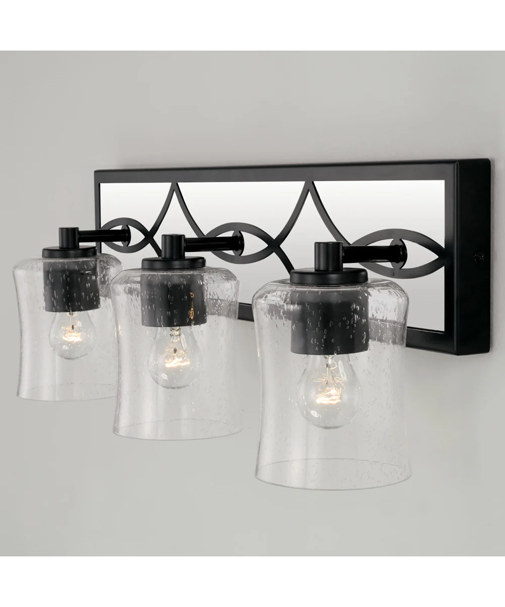 Avery 3-Light Vanity Matte Black - Image 3