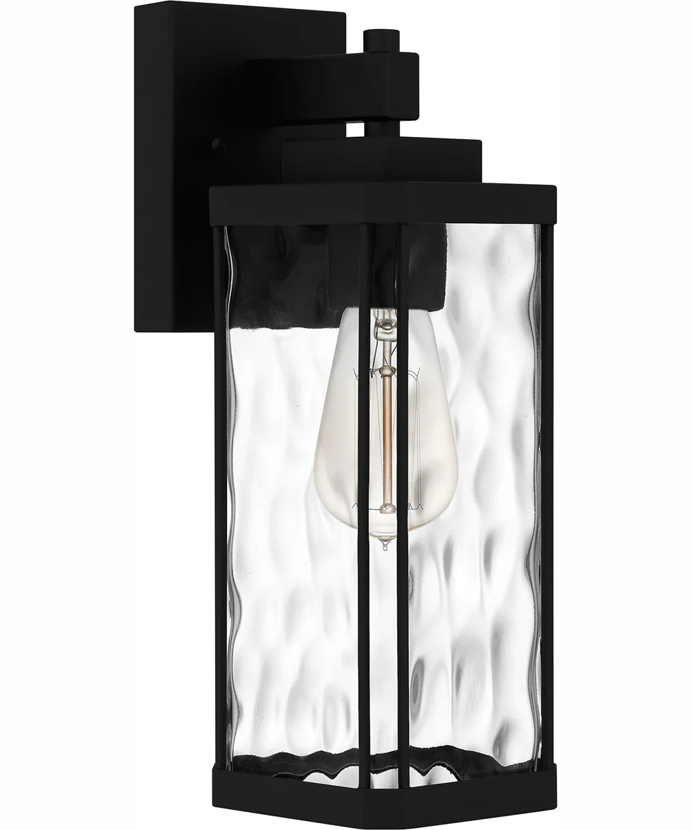 Balchier Small 1-light Outdoor Wall Light Matte Black - Image 3