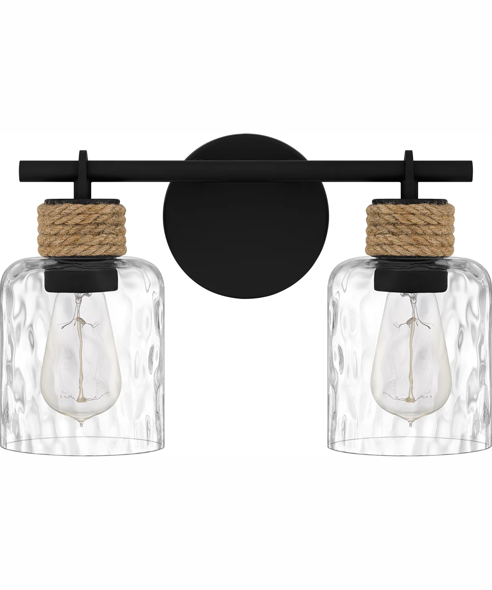 Baltic Medium 2-light Bath Light Matte Black - Image 3