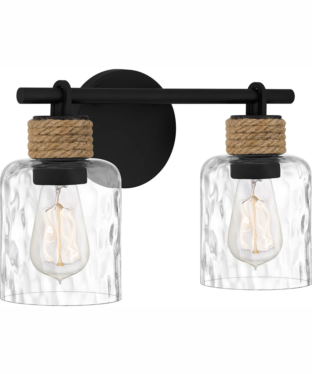 Baltic Medium 2-light Bath Light Matte Black - Image 4