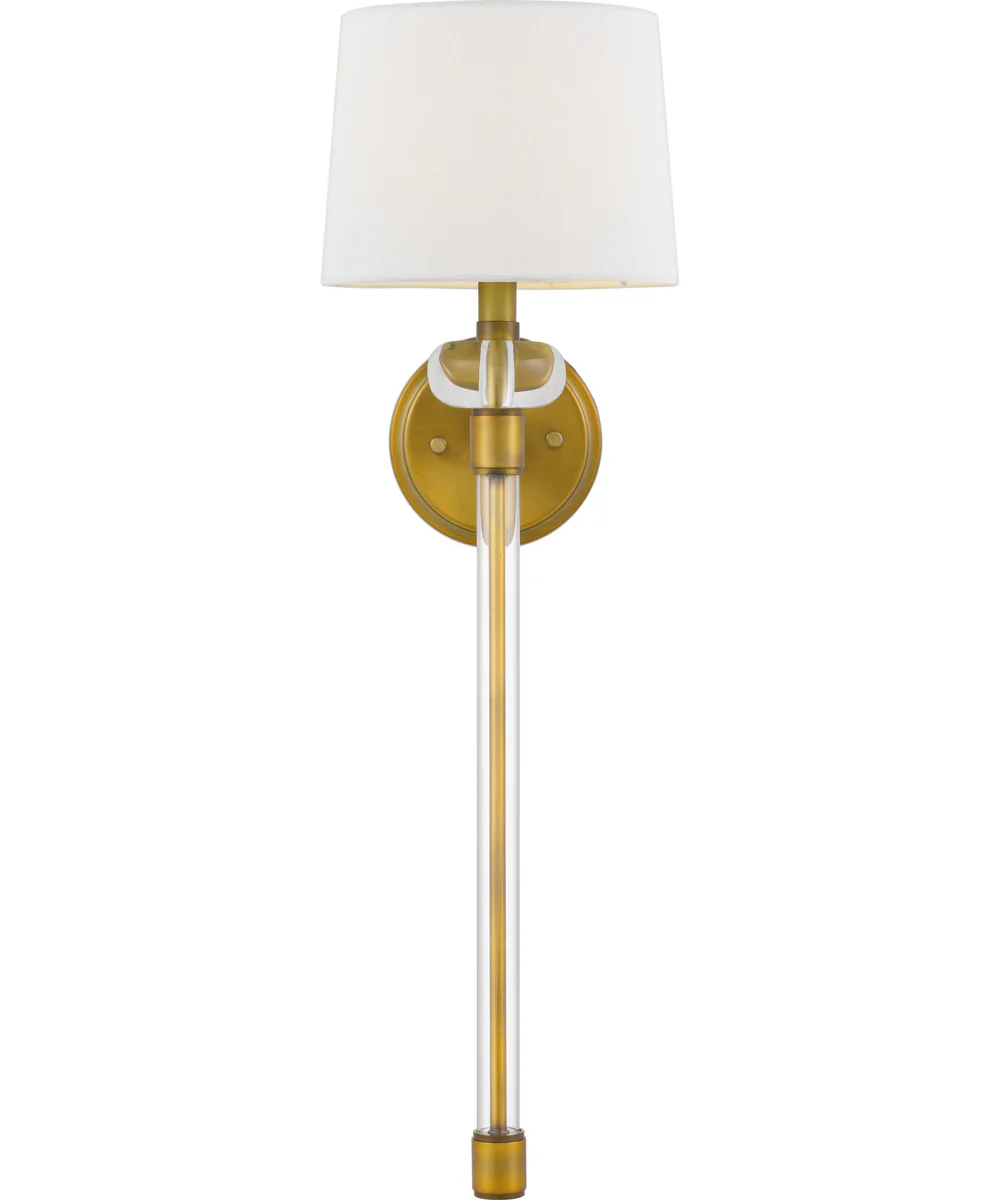 Barbour Small 1-light Wall Sconce Weathered Brass - Image 4