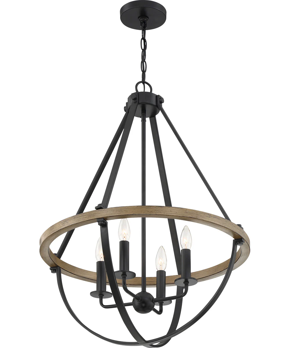 Bartlett 4-light Pendant Earth Black - Image 5