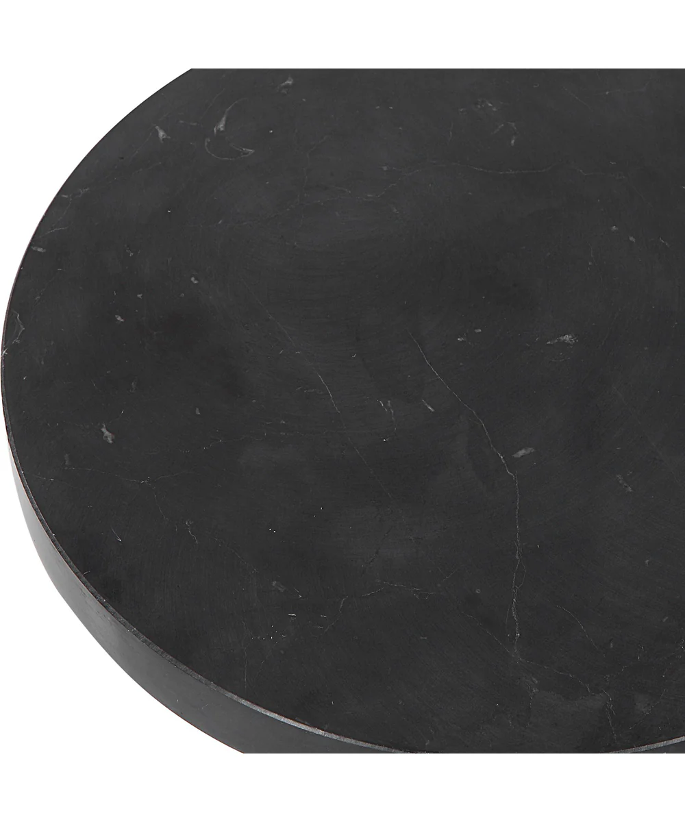 Bead Black Marble Drink Table - Image 4